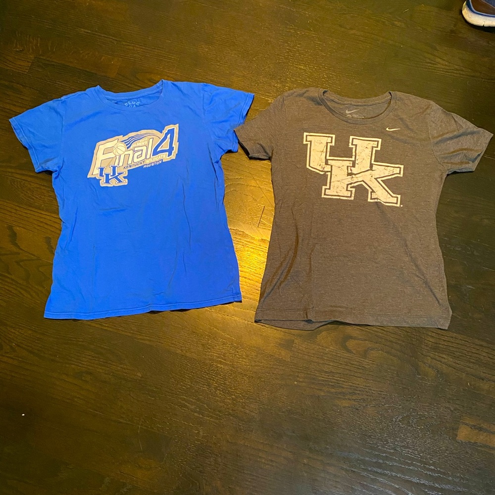 KENTUCKY WILDCAT shirts size L Nike slim fit